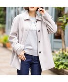 【プチ オンフルール/Petit Honfleur】のステンカラーコート 人気、トレンドファッション・服の通販 founy(ファニー) ファッション Fashion レディースファッション Fashion for Women アウター Coat / Outerwear Collection コート・ロングコート・ピーコート Long Coats, Peacoats & More おすすめ Recommended / Our Picks ドット Polka Dot, Dot Pattern ベーシック Basic, Essential エレガント 上品 Elegant 冬 Winter / This Winter 定番 Standard, Basic Item thumbnail グレー|ID: prp329100004829574 ipo3291000000035151262