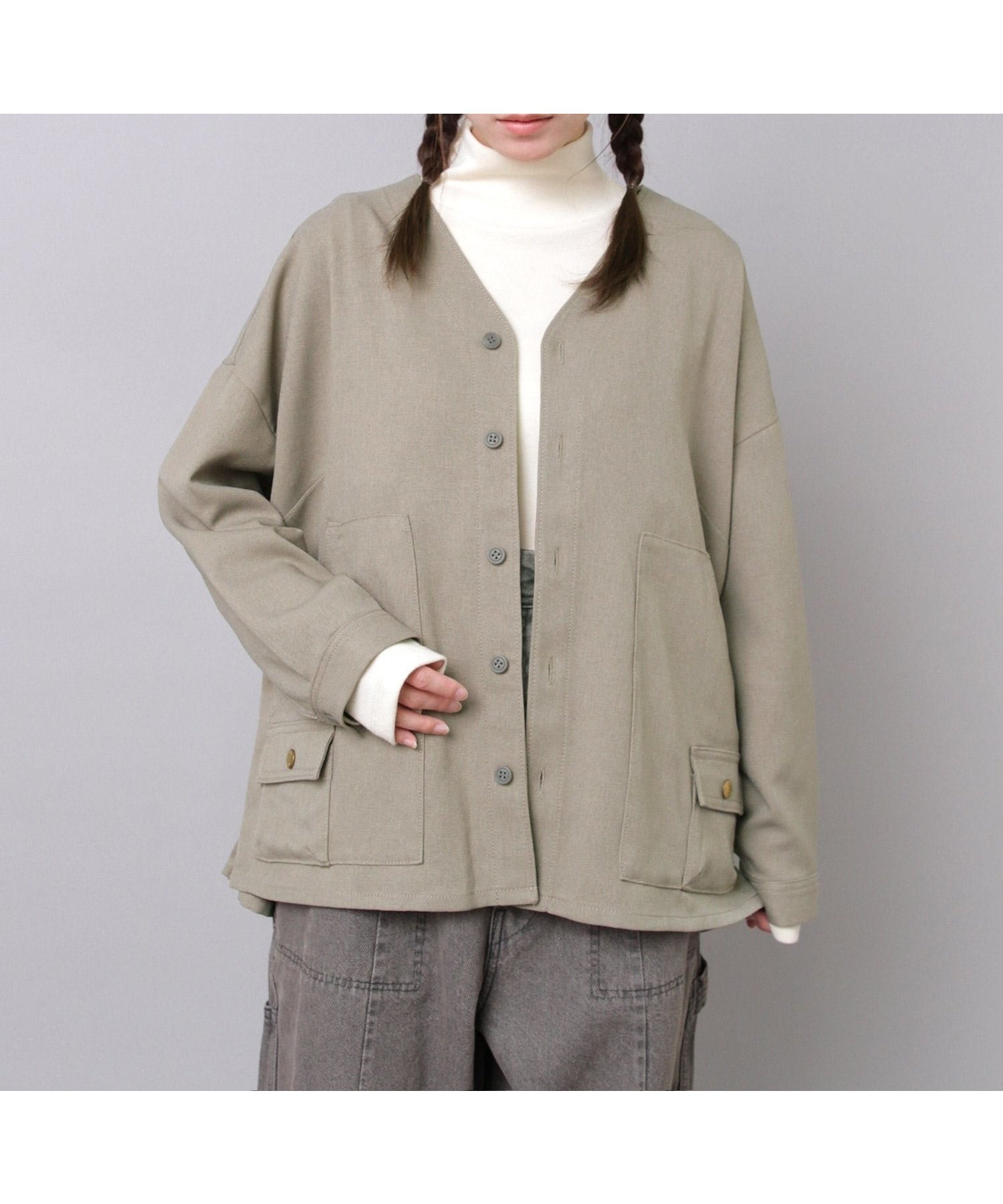 【アールエヌエーエヌ/RNA-N】のB2927 F.ワークのウールライクシャツジャケット 人気、トレンドファッション・服の通販 founy(ファニー) ファッション Fashion レディースファッション Fashion for Women アウター Coat / Outerwear Collection レディースジャケット・軽アウター Jackets ウォッシャブル Machine Washable ジャケット Jacket, Outerwear ストレッチ Stretch, Stretchy Fabric セットアップ Set-Up, Coordinated Outfit なめらか Smooth, Silky Texture フラップ Flap, Flap Pocket フレンチ French, French Style ポケット Pocket, Pocket Detail 羽織 Haori, Light Jacket ワーク Workwear, Utility Style A/W・秋冬 Autumn/Winter エレガント 上品 Elegant other-1|ID: prp329100004829577 ipo3291000000035151341