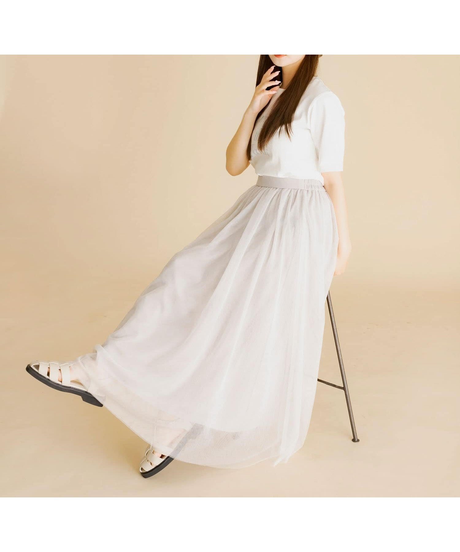 【センスオブプレイス/SENSE OF PLACE by URBAN RESEARCH】のソフトチュールイージースカート 人気、トレンドファッション・服の通販 founy(ファニー) ファッション Fashion レディースファッション Fashion for Women スカート Skirts 2023年 2023 2023春夏・S/S Spring/Summer 2023 SS23 ギャザー Gathered, Ruffled シャンブレー Chambray, Denim-Like Fabric チュール Tulip, Tulip Motif フレア Flare, Flared 冬 Winter / This Winter 夏 Summer S/S・春夏 SS, Spring/Summer, Warm Season other-1|ID: prp329100004829582 ipo3291000000035151371