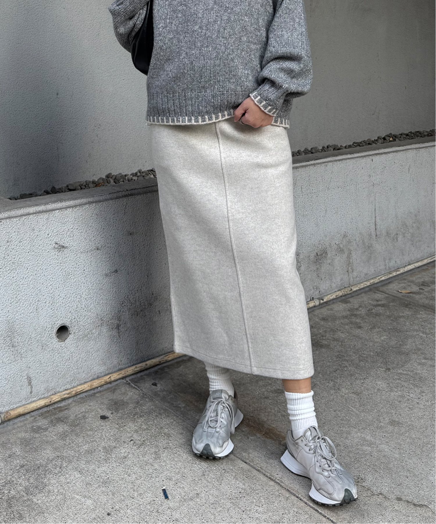 【エルビーシー/LBC】のジャージメルトンIラインスカート 人気、トレンドファッション・服の通販 founy(ファニー) ファッション Fashion レディースファッション Fashion for Women スカート Skirts カットソー Cut and Sewn Top ストレッチ Stretch, Stretchy Fabric エレガント 上品 Elegant 冬 Winter / This Winter 定番 Standard, Basic Item other-1|ID: prp329100004829587 ipo3291000000035151411