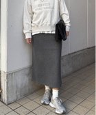 【エルビーシー/LBC】のジャージメルトンIラインスカート 人気、トレンドファッション・服の通販 founy(ファニー) ファッション Fashion レディースファッション Fashion for Women スカート Skirts カットソー Cut and Sewn Top ストレッチ Stretch, Stretchy Fabric エレガント 上品 Elegant 冬 Winter / This Winter 定番 Standard, Basic Item thumbnail グレー|ID: prp329100004829587 ipo3291000000035151413