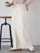 【エヘカソポ/ehka sopo】のフロントスリットデニムスカート キナリ|ID: prp329100004829594 ipo3291000000035151451