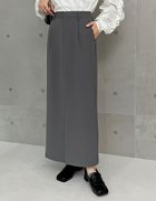 【リエディ/Re:EDIT】のカットツイルセンターベンツスカート 人気、トレンドファッション・服の通販 founy(ファニー) ファッション Fashion レディースファッション Fashion for Women スカート Skirts 2025年 2025 2025春夏・S/S Spring/Summer 2025 SS25 コンパクト Compact, Small Size ジャケット Jacket, Outerwear セットアップ Set-Up, Coordinated Outfit バランス Balance, Style Balance フロント Front, Front Design ベーシック Basic, Essential ループ Loop, Loop Knit ロング Long, Long-Length thumbnail グレー|ID: prp329100004829608 ipo3291000000035151573