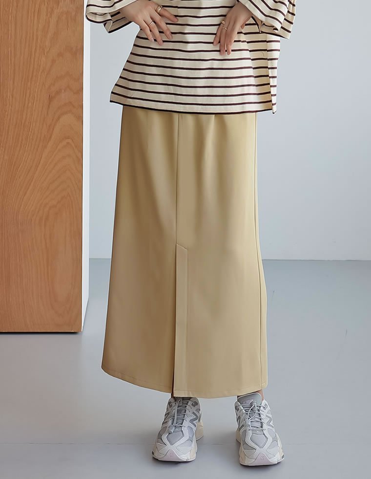 【リエディ/Re:EDIT】のカットツイルセンターベンツスカート インテリア・キッズ・メンズ・レディースファッション・服の通販 founy(ファニー) 　ファッション　Fashion　レディースファッション　Fashion for Women　スカート　Skirts　2025年　2025　2025春夏・S/S　Spring/Summer 2025 SS25　コンパクト　Compact, Small Size　ジャケット　Jacket, Outerwear　セットアップ　Set-Up, Coordinated Outfit　バランス　Balance, Style Balance　フロント　Front, Front Design　ベーシック　Basic, Essential　ループ　Loop, Loop Knit　ロング　Long, Long-Length　イエロー|ID: prp329100004829608 ipo3291000000035151577