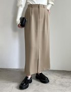 【リエディ/Re:EDIT】のカットツイルセンターベンツスカート 人気、トレンドファッション・服の通販 founy(ファニー) ファッション Fashion レディースファッション Fashion for Women スカート Skirts 2025年 2025 2025春夏・S/S Spring/Summer 2025 SS25 コンパクト Compact, Small Size ジャケット Jacket, Outerwear セットアップ Set-Up, Coordinated Outfit バランス Balance, Style Balance フロント Front, Front Design ベーシック Basic, Essential ループ Loop, Loop Knit ロング Long, Long-Length thumbnail グレージュ|ID: prp329100004829608 ipo3291000000035151578