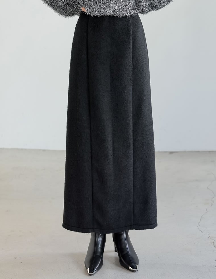 【リエディ/Re:EDIT】のメルトンシャギーナロースカート インテリア・キッズ・メンズ・レディースファッション・服の通販 founy(ファニー) ファッション Fashion レディースファッション Fashion for Women スカート Skirts コンパクト Compact, Small Size トレンド Trend, Trending Now バランス Balance, Style Balance パーカー Hoodie, Parka ビスチェ Bustier, Corset Top ブラック|ID: prp329100004829609 ipo3291000000035151594
