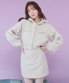 【レディアゼル/REDYAZEL】の【セットアップ可能】ハイウエストフレアミニスカート ライトベージュ|ID: prp329100004829618 ipo3291000000035151706