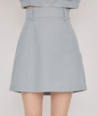 【レディアゼル/REDYAZEL】の【セットアップ可能】ハイウエストフレアミニスカート サックス|ID: prp329100004829618 ipo3291000000035151707