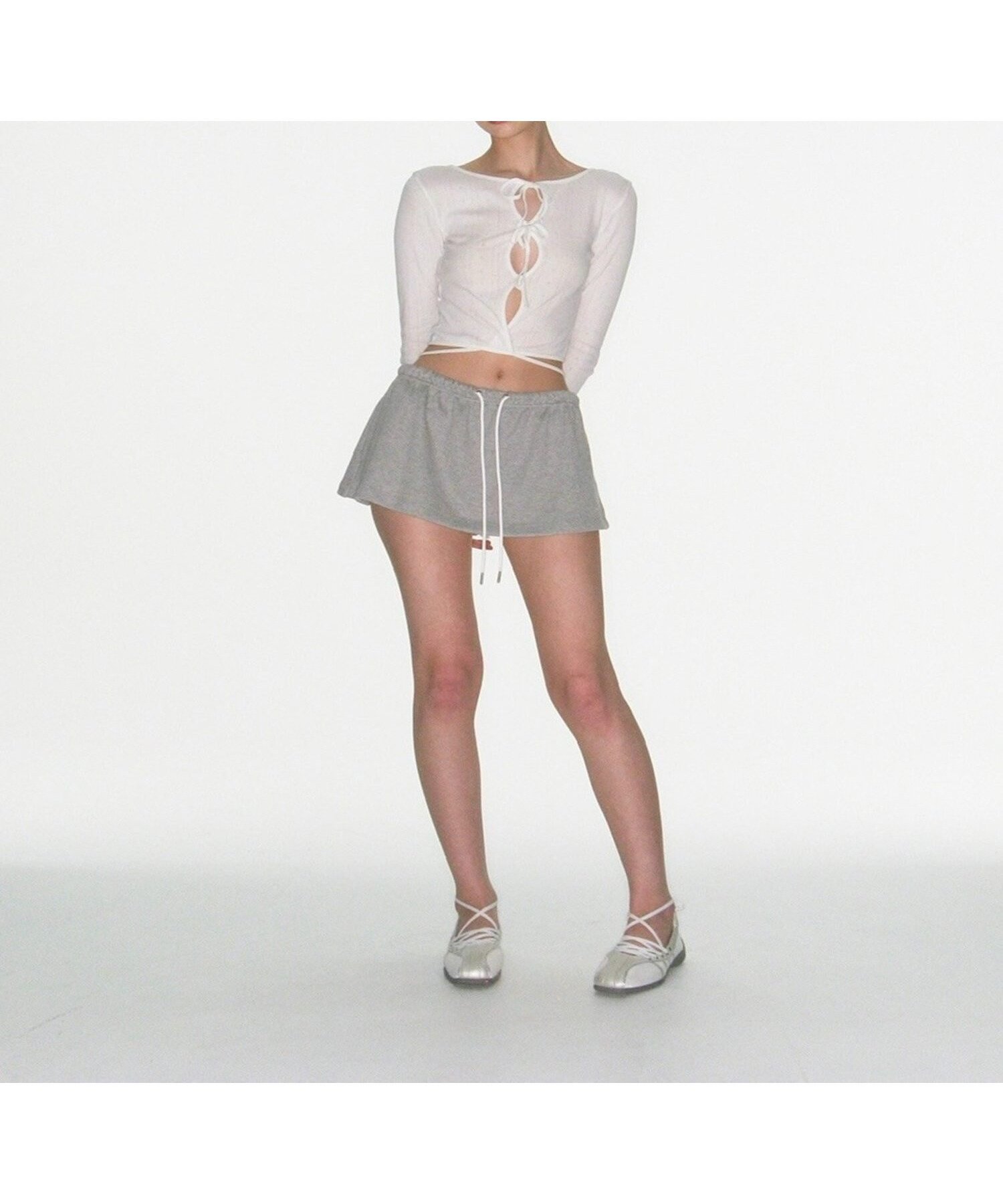 【ネバーマインドザエックスユー チカシツプラス/Never mind the XU Chikashitsu+】の【CRANK】MICRO FLARED SKIRT インテリア・キッズ・メンズ・レディースファッション・服の通販 founy(ファニー) 　ファッション　Fashion　レディースファッション　Fashion for Women　スカート　Skirts　春　Spring　クール　Cool, Chic　シンプル　Simple, Minimal　人気　Popular, Best Seller　リラックス　Relax, Relaxed Fit　S/S・春夏　SS, Spring/Summer, Warm Season　おすすめ　Recommended / Our Picks　夏　Summer　メランジグレー|ID: prp329100004829620 ipo3291000000035151743