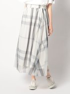 【ニコル/NICOLE】のチュールチェックスカート 人気、トレンドファッション・服の通販 founy(ファニー) ファッション Fashion レディースファッション Fashion for Women スカート Skirts チェック Check, Plaid, Tartan チュール Tulip, Tulip Motif トレーナー Sweatshirt, Trainer プリント Print, Printed Pattern ロング Long, Long-Length thumbnail 28オフホワイト|ID: prp329100004829623 ipo3291000000035151753