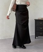 【ゼヴォン/Thevon】のドレープマーメイドスカート 人気、トレンドファッション・服の通販 founy(ファニー) ファッション Fashion レディースファッション Fashion for Women スカート Skirts アクセサリー Fashion Accessories エレガント 上品 Elegant ギャザー Gathered, Ruffled シンプル Simple, Minimal マーメイド Mermaid, Fishtail Silhouette リブニット Rib Knit, Ribbed Knit 再入荷 Restock / Back in Stock おすすめ Recommended / Our Picks 2026年 2026 thumbnail ブラック|ID: prp329100004829626 ipo3291000000035151785