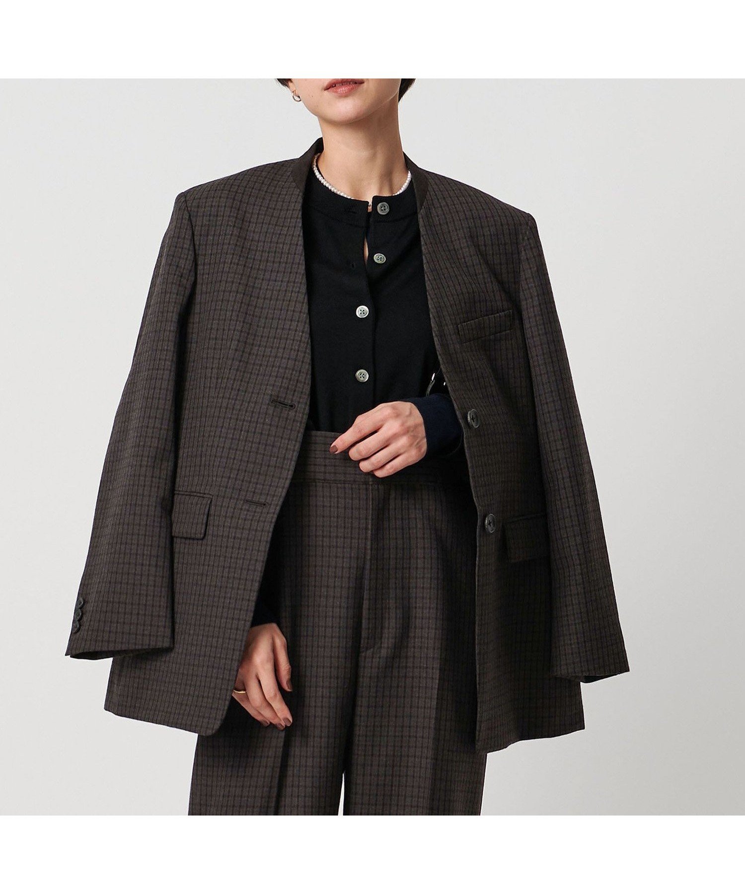 【ユナイテッドアローズ/UNITED ARROWS】のガンクラブ チェック ジャケット 人気、トレンドファッション・服の通販 founy(ファニー) 　ファッション　Fashion　レディースファッション　Fashion for Women　アウター　Coat / Outerwear Collection　レディースジャケット・軽アウター　Jackets　おすすめ　Recommended / Our Picks　ショルダー　Shoulder, Shoulder Strap　ジャケット　Jacket, Outerwear　チェック　Check, Plaid, Tartan　デニム　Denim, Jeans Material　ドレス　Dress, One-Piece　ビジネス 仕事 通勤　Business / Work / Commuting　 other-1|ID: prp329100004829656 ipo3291000000035152190