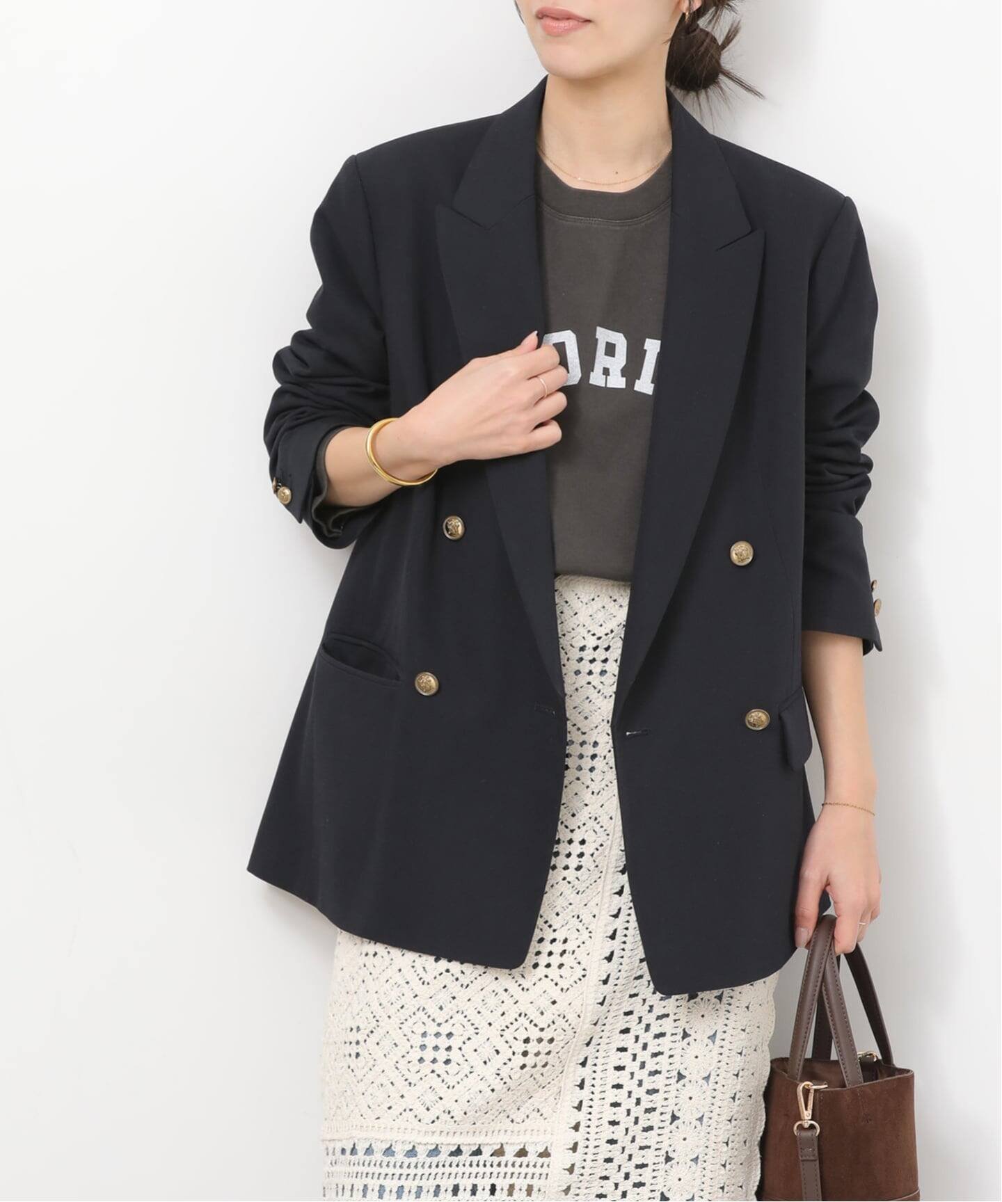 【ジャーナルスタンダード レリューム/JOURNAL STANDARD relume】のダブルフロントブレザー 人気、トレンドファッション・服の通販 founy(ファニー) ファッション Fashion レディースファッション Fashion for Women 2026年 2026 デニム Denim, Jeans Material フロント Front, Front Design 人気 Popular, Best Seller other-1|ID: prp329100004829669 ipo3291000000035152533