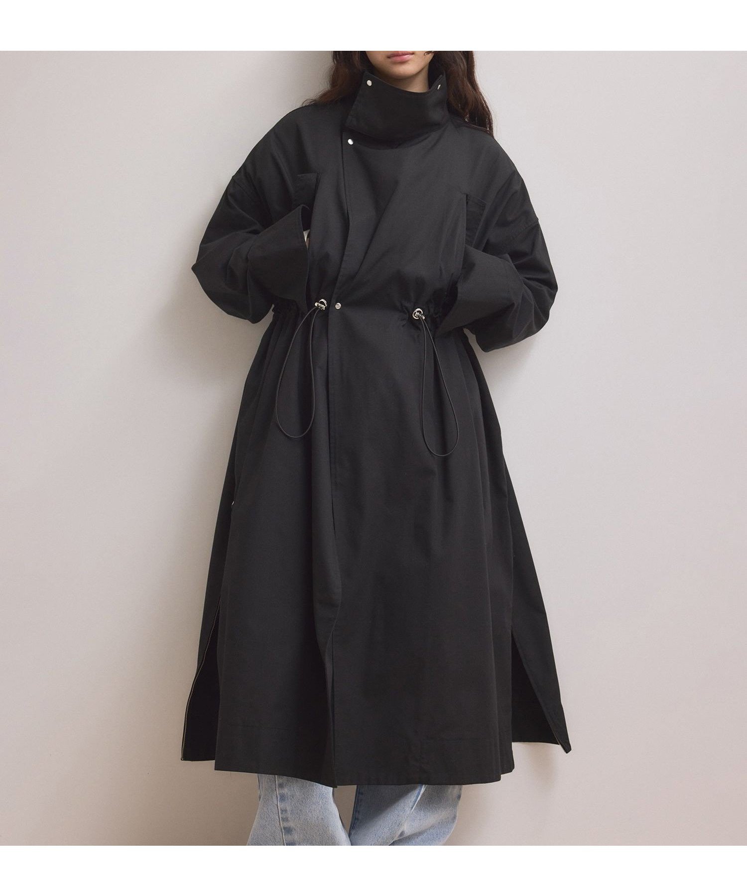 【アダム エ ロペ/ADAM ET ROPE'】の【WEB限定】・【サステナブル】スタンドカラーロングモッズコート インテリア・キッズ・メンズ・レディースファッション・服の通販 founy(ファニー) ファッション Fashion レディースファッション Fashion for Women アウター Coat / Outerwear Collection コート・ロングコート・ピーコート Long Coats, Peacoats & More モッズコート・ミリタリー風アウター Mods & Field Coats ギャザー Gathered, Ruffled ケミカル Chemical, Chemical Wash スタンド Stand Collar, Upright Stand スラックス Slacks, Dress Pants スリット Slit, Slit Detail ドット Polka Dot, Dot Pattern 定番 Standard, Basic Item 人気 Popular, Best Seller バランス Balance, Style Balance ボトム Bottoms, Lower Wear ポケット Pocket, Pocket Detail ミックス Mix, Mixed Style ミリタリー Military, Army Style モッズコート Mods Coat, Military Parka おすすめ Recommended / Our Picks 2026年 2026 ブラック(01)|ID: prp329100004829673 ipo3291000000035152672