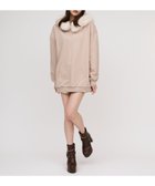 【ロイヤルパーティー/ROYAL PARTY】のファー付ラメ裏毛フーディーミニワンピース 人気、トレンドファッション・服の通販 founy(ファニー) ファッション Fashion レディースファッション Fashion for Women ワンピース Dresses エレガント 上品 Elegant 秋 Autumn thumbnail ベージュ|ID: prp329100004829674 ipo3291000000035152733