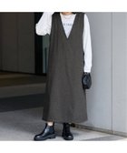 【ジャーナルスタンダード レリューム/JOURNAL STANDARD relume】のヘリンボンジャンパースカート 人気、トレンドファッション・服の通販 founy(ファニー) ファッション Fashion レディースファッション Fashion for Women スカート Skirts 2025年 2025 2025-2026秋冬・A/W Autumn/Winter 2025–26 AW25–26 カットソー Cut and Sewn Top クラシカル Classical, Vintage-Inspired フリンジ Fringe, Tassel A/W・秋冬 Autumn/Winter thumbnail グレー|ID: prp329100004829675 ipo3291000000035152786
