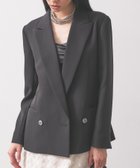 【インディヴィ/INDIVI】の【オケージョン/セットアップ可能】ダブルクロスモードジャケット 人気、トレンドファッション・服の通販 founy(ファニー) ファッション Fashion レディースファッション Fashion for Women アウター Coat / Outerwear Collection レディースジャケット・軽アウター Jackets オケージョン Occasion Wear カットソー Cut and Sewn Top サロペット Overalls, Salopette ストレッチ Stretch, Stretchy Fabric セットアップ Set-Up, Coordinated Outfit タートル Turtleneck, Turtle Collar ダブル Double, Double-Breasted デニム Denim, Jeans Material ドレープ Drape, Draping Fabric プリント Print, Printed Pattern ポケット Pocket, Pocket Detail ミドル Middle Length, Mid Height thumbnail ブラック|ID: prp329100004829686 ipo3291000000035152996