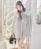 【ナイスクラップ/NICE CLAUP】の衿つきファーミドルコート 人気、トレンドファッション・服の通販 founy(ファニー) ファッション Fashion レディースファッション Fashion for Women アウター Coat / Outerwear Collection コート・ロングコート・ピーコート Long Coats, Peacoats & More ガーリー Girly, Feminine Style ショート Short, Short Length ダウン Down, Puffer デニム Denim, Jeans Material ミドル Middle Length, Mid Height リボン Ribbon, Bow レース Lace, Lace Fabric 冬 Winter / This Winter 再入荷 Restock / Back in Stock おすすめ Recommended / Our Picks エレガント 上品 Elegant 2025年 2025 2025-2026秋冬・A/W Autumn/Winter 2025–26 AW25–26 thumbnail ライトグレー|ID: prp329100004829696 ipo3291000000035153153