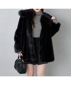 【ナイスクラップ/NICE CLAUP】の衿つきファーミドルコート 人気、トレンドファッション・服の通販 founy(ファニー) ファッション Fashion レディースファッション Fashion for Women アウター Coat / Outerwear Collection コート・ロングコート・ピーコート Long Coats, Peacoats & More ガーリー Girly, Feminine Style ショート Short, Short Length ダウン Down, Puffer デニム Denim, Jeans Material ミドル Middle Length, Mid Height リボン Ribbon, Bow レース Lace, Lace Fabric 冬 Winter / This Winter 再入荷 Restock / Back in Stock おすすめ Recommended / Our Picks エレガント 上品 Elegant 2025年 2025 2025-2026秋冬・A/W Autumn/Winter 2025–26 AW25–26 thumbnail ブラック|ID: prp329100004829696 ipo3291000000035153154