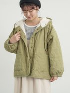 【サマンサモスモス/Samansa Mos2】のリバーシブルボアブルゾン 人気、トレンドファッション・服の通販 founy(ファニー) ファッション Fashion レディースファッション Fashion for Women アウター Coat / Outerwear Collection ブルゾンジャケット・スポーティアウター Blouson Jackets スウェット / スエット Sweatshirt, Sweatwear デニム Denim, Jeans Material thumbnail カーキ|ID: prp329100004829698 ipo3291000000035153186