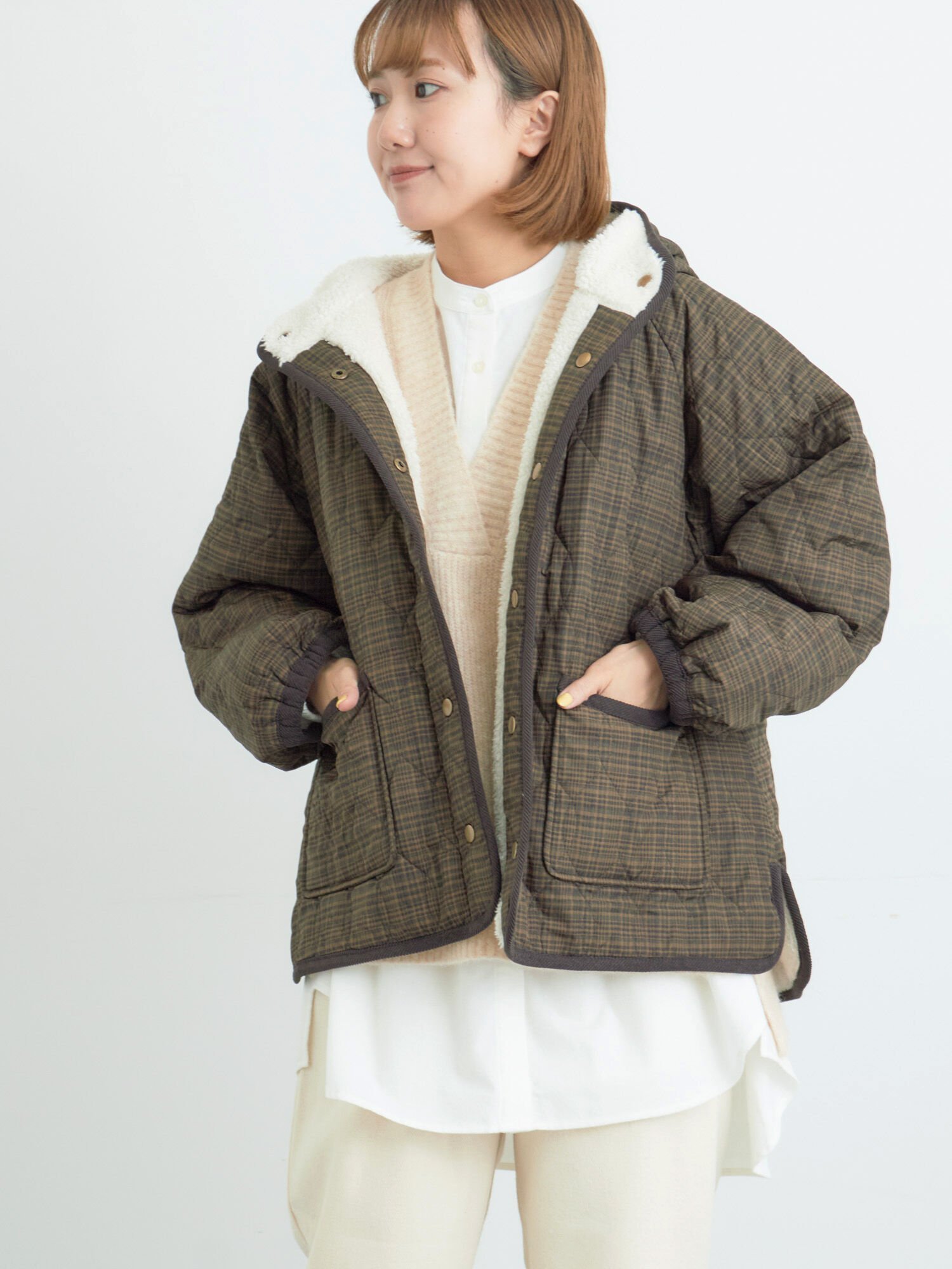 【サマンサモスモス/Samansa Mos2】のリバーシブルボアブルゾン インテリア・キッズ・メンズ・レディースファッション・服の通販 founy(ファニー) 　ファッション　Fashion　レディースファッション　Fashion for Women　アウター　Coat / Outerwear Collection　ブルゾンジャケット・スポーティアウター　Blouson Jackets　スウェット / スエット　Sweatshirt, Sweatwear　デニム　Denim, Jeans Material　グリーン|ID: prp329100004829698 ipo3291000000035153188