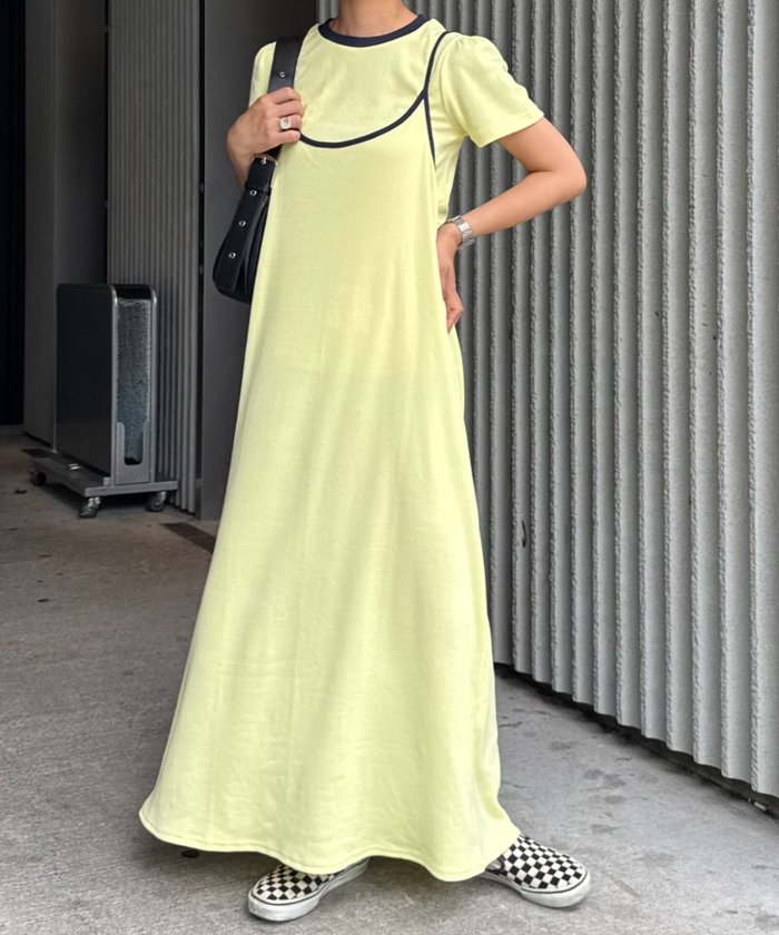 【チャオパニックティピー/CIAOPANIC TYPY】の【HELLO.SANFRANCISCO】アソート柄TEE付きキャミワンピース インテリア・キッズ・メンズ・レディースファッション・服の通販 founy(ファニー) https://founy.com/ ファッション Fashion レディースファッション Fashion for Women ワンピース Dresses キャミソールワンピース Camisole Dresses キャミワンピース Cami Dress, Slip Dress デニム Denim, Jeans Material パイピング Piping, Trim Design ロング Long, Long-Length 楽ちん Easy Fit, Comfortable ワイド Wide, Wide Fit おすすめ Recommended / Our Picks |ID: prp329100004829701 ipo3291000000035153317