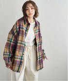 【ノッチ/notch】のBEVERLY HILLS POLO CLUB シャギーチェックシャツジャケット 人気、トレンドファッション・服の通販 founy(ファニー) ファッション Fashion レディースファッション Fashion for Women アウター Coat / Outerwear Collection レディースジャケット・軽アウター Jackets インナー Innerwear カーゴパンツ Cargo Pants, Utility Pants チェック Check, Plaid, Tartan デニム Denim, Jeans Material トレンド Trend, Trending Now ワイド Wide, Wide Fit thumbnail パープル|ID: prp329100004829706 ipo3291000000035153451