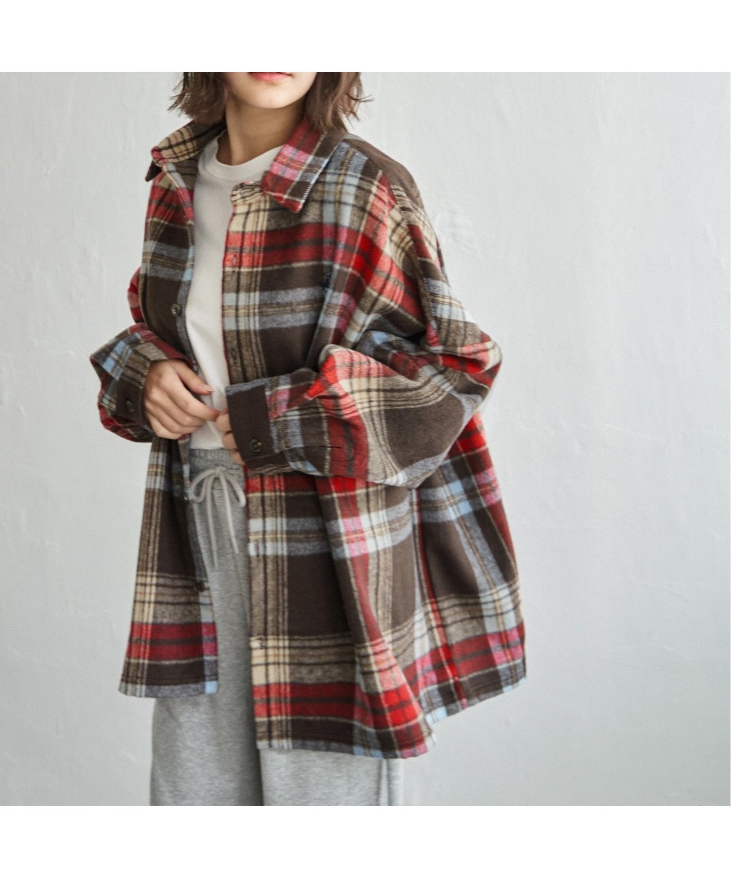 【ノッチ/notch】のBEVERLY HILLS POLO CLUB シャギーチェックシャツジャケット インテリア・キッズ・メンズ・レディースファッション・服の通販 founy(ファニー) ファッション Fashion レディースファッション Fashion for Women アウター Coat / Outerwear Collection レディースジャケット・軽アウター Jackets インナー Innerwear カーゴパンツ Cargo Pants, Utility Pants チェック Check, Plaid, Tartan デニム Denim, Jeans Material トレンド Trend, Trending Now ワイド Wide, Wide Fit ブラウン|ID: prp329100004829706 ipo3291000000035153452