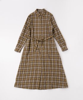 【マドモアゼル ノンノン/Mademoiselle NON NON】のコットンビエラシャーリングチェック シャツワンピース 人気、トレンドファッション・服の通販 founy(ファニー) ファッション Fashion レディースファッション Fashion for Women ワンピース Dresses シャツワンピース / 1枚で着映えコーデ Shirt Dresses ウォーム Warm Fabric クラシック Classic, Timeless Style シャーリング Shirring, Ruched チェック Check, Plaid, Tartan A/W・秋冬 Autumn/Winter |ID:prp329100004829712