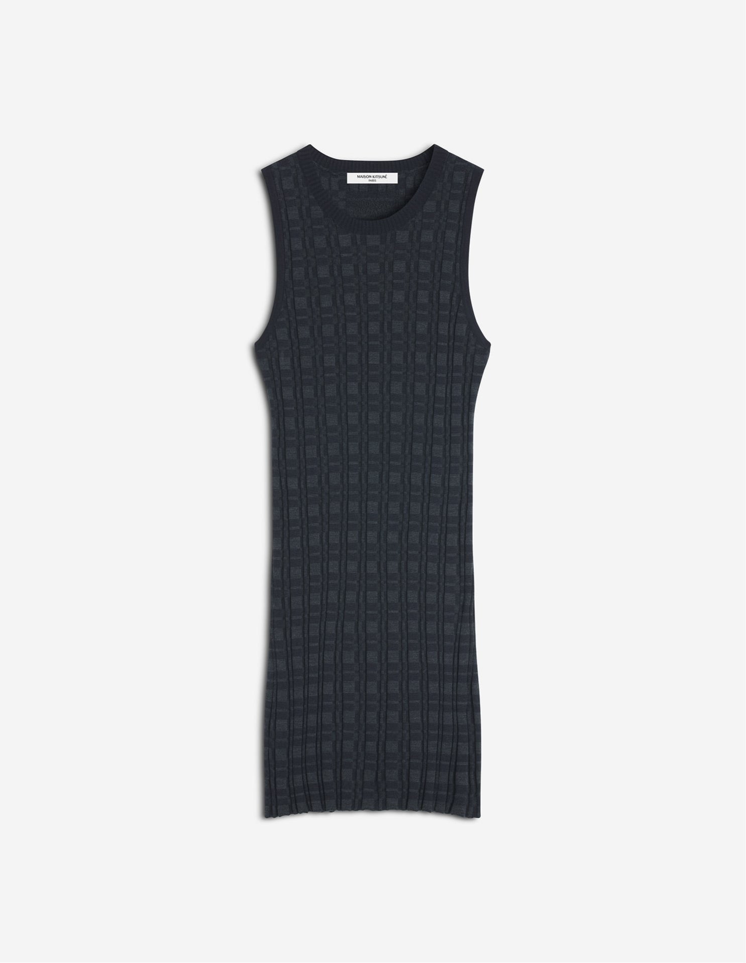 【メゾン キツネ/MAISON KITSUNE】のMAISON KITSUNE/MERINO WOOL RIB CHECK MINI DRESS 人気、トレンドファッション・服の通販 founy(ファニー) ファッション Fashion レディースファッション Fashion for Women ワンピース Dresses フォーマル・パーティードレス・結婚式用ドレス Elegant & Casual Dresses 冬 Winter / This Winter チェック Check, Plaid, Tartan ドレス Dress, One-Piece ノースリーブ Sleeveless, No-Sleeve フィット Fit, Slim Fit フレンチ French, French Style エレガント 上品 Elegant A/W・秋冬 Autumn/Winter other-1|ID: prp329100004829759 ipo3291000000035154034