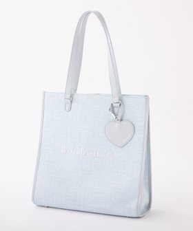 【ナイスクラップ/NICE CLAUP】の【LouLoumei】ハートチャーム付きトートバッグ/自立可能/WEB限定 人気、トレンドファッション・服の通販 founy(ファニー) ファッション Fashion レディースファッション Fashion for Women バッグ Bags スリット Slit, Slit Detail チャーム Charm, Pendant ツイード Twill, Twill Weave ポケット Pocket, Pocket Detail 楽ちん Easy Fit, Comfortable おすすめ Recommended / Our Picks 旅行 Travel スーツケース キャリーケース Suitcase / Carry Case ギフト プレゼント Gift / Present ビジネス 仕事 通勤 Business / Work / Commuting |ID:prp329100004829772