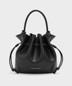 【チャールズ アンド キース/CHARLES & KEITH】のSammie サミー ドローストリング バケットバッグ 人気、トレンドファッション・服の通販 founy(ファニー) ファッション Fashion レディースファッション Fashion for Women バッグ Bags ドローストリング Drawstring, Pull Cord thumbnail Black|ID: prp329100004829774 ipo3291000000035154271