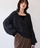 【リヴドロワ/RIVE DROITE】の【抜け感のある着こなしに】メランジスキッパーニット 人気、トレンドファッション・服の通販 founy(ファニー) ファッション Fashion レディースファッション Fashion for Women トップス・カットソー Cut & Sew Tops ニット Knit Tops & Sweaters カッティング Cutting Detail スキッパー Skipper, Open Collar スリーブ Sleeve, Long Sleeve / Short Sleeve フェミニン Feminine, Girly フォルム Silhouette, Form ミックス Mix, Mixed Style 再入荷 Restock / Back in Stock おすすめ Recommended / Our Picks thumbnail ブラック|ID: prp329100004829779 ipo3291000000035154314