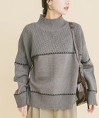 【アイテムズアーバンリサーチ/ITEMS URBAN RESEARCH】のハイネックステッチニット 人気、トレンドファッション・服の通販 founy(ファニー) ファッション Fashion レディースファッション Fashion for Women トップス・カットソー Cut & Sew Tops ニット Knit Tops & Sweaters シンプル Simple, Minimal ハイネック High Neck, Mock Neck エレガント 上品 Elegant 冬 Winter / This Winter 定番 Standard, Basic Item thumbnail GRY|ID: prp329100004829787 ipo3291000000035154423