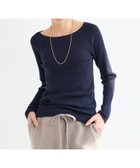 【バンヤードストーム/BARNYARDSTORM】のリブボートネックニット 人気、トレンドファッション・服の通販 founy(ファニー) ファッション Fashion レディースファッション Fashion for Women トップス・カットソー Cut & Sew Tops ニット Knit Tops & Sweaters シンプル Simple, Minimal デコルテ Décolleté, Neckline フィット Fit, Slim Fit リブニット Rib Knit, Ribbed Knit ワイド Wide, Wide Fit エレガント 上品 Elegant 今季 This Season, Current Season ビジネス 仕事 通勤 Business / Work / Commuting thumbnail ネイビー88|ID: prp329100004829793 ipo3291000000035154462