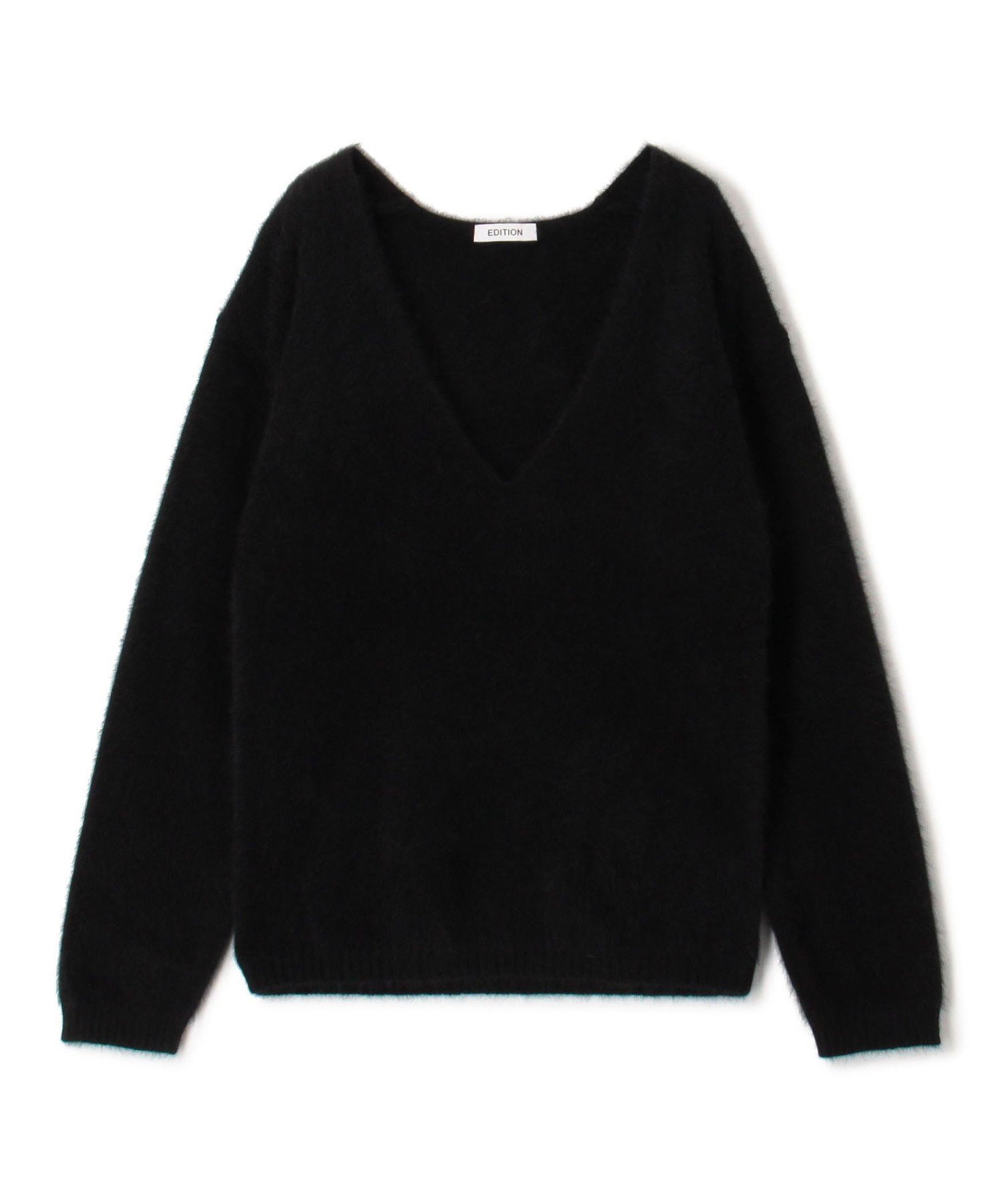 【トゥモローランド/TOMORROWLAND】のフォックスシャギー Vネックニット インテリア・キッズ・メンズ・レディースファッション・服の通販 founy(ファニー) 　ファッション　Fashion　レディースファッション　Fashion for Women　トップス・カットソー　Cut & Sew Tops　ニット　Knit Tops & Sweaters　Vネックトップス　V-Neck Tops / V-Cut Neckline Shirts　シルク　Silk, 100% Silk　フォックス　Fox, Fox Fur　19 ブラック|ID: prp329100004829795 ipo3291000000035154476