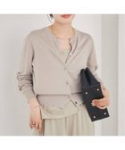 【プラージュ/Plage】のCompact Knit カーディガン 人気、トレンドファッション・服の通販 founy(ファニー) ファッション Fashion レディースファッション Fashion for Women トップス・カットソー Cut & Sew Tops ニット Knit Tops & Sweaters カーディガン・羽織り Layered Style Cardigans おすすめ Recommended / Our Picks なめらか Smooth, Silky Texture カーディガン Cardigan, Knitwear シンプル Simple, Minimal デニム Denim, Jeans Material ベスト Vest, Waistcoat エレガント 上品 Elegant thumbnail グレー|ID: prp329100004829804 ipo3291000000035154567