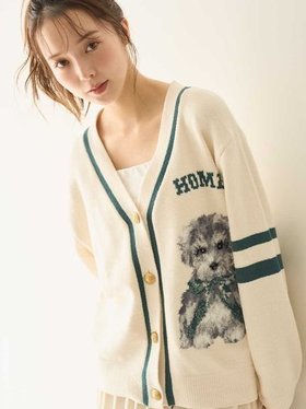 【スナイデル ホーム/SNIDEL HOME】の【SNIDEL HOME × 新木優子】ニットカーディガン 人気、トレンドファッション・服の通販 founy(ファニー) ファッションモデル・俳優・女優 Models 女性 Women 新木優子 Araki Yuko ファッション Fashion レディースファッション Fashion for Women トップス・カットソー Cut & Sew Tops ニット Knit Tops & Sweaters カーディガン・羽織り Layered Style Cardigans カーディガン Cardigan, Knitwear コラボ Collaboration, Collab コレクション Collection, Seasonal Line スペシャル Special, Limited Edition スマート Smart, Elegant 女優 Actress Style, Celebrity Inspired トレンド Trend, Trending Now フラワー Flower, Floral モチーフ Motif, Design Theme リボン Ribbon, Bow 犬 Dog |ID:prp329100004829807