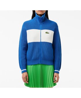 【ラコステ/LACOSTE】のローゲージニットスタンドカラージャケット 人気、トレンドファッション・服の通販 founy(ファニー) ファッション Fashion レディースファッション Fashion for Women アウター Coat / Outerwear Collection レディースジャケット・軽アウター Jackets クラシック Classic, Timeless Style シンプル Simple, Minimal スタンド Stand Collar, Upright Stand ハイネック High Neck, Mock Neck ブロック Block, Solid Block Pattern 夏 Summer 春 Spring S/S・春夏 SS, Spring/Summer, Warm Season |ID:prp329100004829815