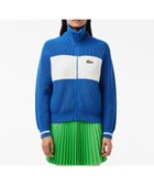 【ラコステ/LACOSTE】のローゲージニットスタンドカラージャケット 人気、トレンドファッション・服の通販 founy(ファニー) ファッション Fashion レディースファッション Fashion for Women アウター Coat / Outerwear Collection レディースジャケット・軽アウター Jackets クラシック Classic, Timeless Style シンプル Simple, Minimal スタンド Stand Collar, Upright Stand ハイネック High Neck, Mock Neck ブロック Block, Solid Block Pattern 夏 Summer 春 Spring S/S・春夏 SS, Spring/Summer, Warm Season thumbnail ブルー|ID: prp329100004829815 ipo3291000000035154780