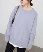 【スローブ イエナ/SLOBE IENA】の《WEB限定/追加2 》バルキーコットンプルオーバー 人気、トレンドファッション・服の通販 founy(ファニー) ファッション Fashion レディースファッション Fashion for Women トップス・カットソー Cut & Sew Tops カジュアルプルオーバー・ニットトップス Pullovers & Knit Tops / Casual Pullovers 2026年 2026 おすすめ Recommended / Our Picks アクリル Acrylic Material シンプル Simple, Minimal スリット Slit, Slit Detail トレンド Trend, Trending Now ミドル Middle Length, Mid Height thumbnail サックスブルー|ID: prp329100004829867 ipo3291000000035155280