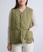 【ドミンゴ/DOMINGO】のT/Cポプリン インサレーションベスト 人気、トレンドファッション・服の通販 founy(ファニー) ファッション Fashion レディースファッション Fashion for Women アウター Coat / Outerwear Collection トップス・カットソー Cut & Sew Tops ベスト&ジレ / 重ね着スタイル Vests & Gilets オレンジ Orange 秋 Autumn キルト Quilt, Quilted Fabric コンパクト Compact, Small Size ストライプ Stripe, Striped Pattern スリット Slit, Slit Detail デニム Denim, Jeans Material パイピング Piping, Trim Design フィット Fit, Slim Fit ベスト Vest, Waistcoat ランダム Random, Irregular thumbnail オリーブ|ID: prp329100004829870 ipo3291000000035155320