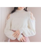 【ウィルセレクション/WILLSELECTION】のパールビジューフェザーニットトップス 人気、トレンドファッション・服の通販 founy(ファニー) ファッション Fashion レディースファッション Fashion for Women トップス・カットソー Cut & Sew Tops ニット Knit Tops & Sweaters ショルダー Shoulder, Shoulder Strap ハイネック High Neck, Mock Neck パール Pearl, Pearl Accent ビジュー Bijou, Jewel-like Accent フェザー Feather, Feather Detail フロント Front, Front Design リボン Ribbon, Bow thumbnail オフ|ID: prp329100004829872 ipo3291000000035155329