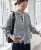 【スローブ イエナ/SLOBE IENA】のダンボールクルーネックカーディガン 人気、トレンドファッション・服の通販 founy(ファニー) ファッション Fashion レディースファッション Fashion for Women トップス・カットソー Cut & Sew Tops カーディガン・羽織り Layered Style Cardigans 2025年 2025 2025-2026秋冬・A/W Autumn/Winter 2025–26 AW25–26 カットソー Cut and Sewn Top カーディガン Cardigan, Knitwear シルバー Silver, Metallic Silver 洗える Machine Washable thumbnail グレーA|ID: prp329100004829883 ipo3291000000035155428