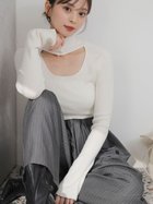 【スナイデル/SNIDEL】の2wayクロップドハイネックプルオーバー 人気、トレンドファッション・服の通販 founy(ファニー) ファッション Fashion レディースファッション Fashion for Women トップス・カットソー Cut & Sew Tops カジュアルプルオーバー・ニットトップス Pullovers & Knit Tops / Casual Pullovers インナー Innerwear ウェーブ Wavy Pattern クロップド Cropped, Short Length シンプル Simple, Minimal ストレート Straight, Straight Cut スマート Smart, Elegant デコルテ Décolleté, Neckline トレンド Trend, Trending Now ハイネック High Neck, Mock Neck フィット Fit, Slim Fit フロント Front, Front Design ミニスカート Mini Skirt, Short Skirt リブニット Rib Knit, Ribbed Knit おすすめ Recommended / Our Picks thumbnail IVR[003]|ID: prp329100004829885 ipo3291000000035155441