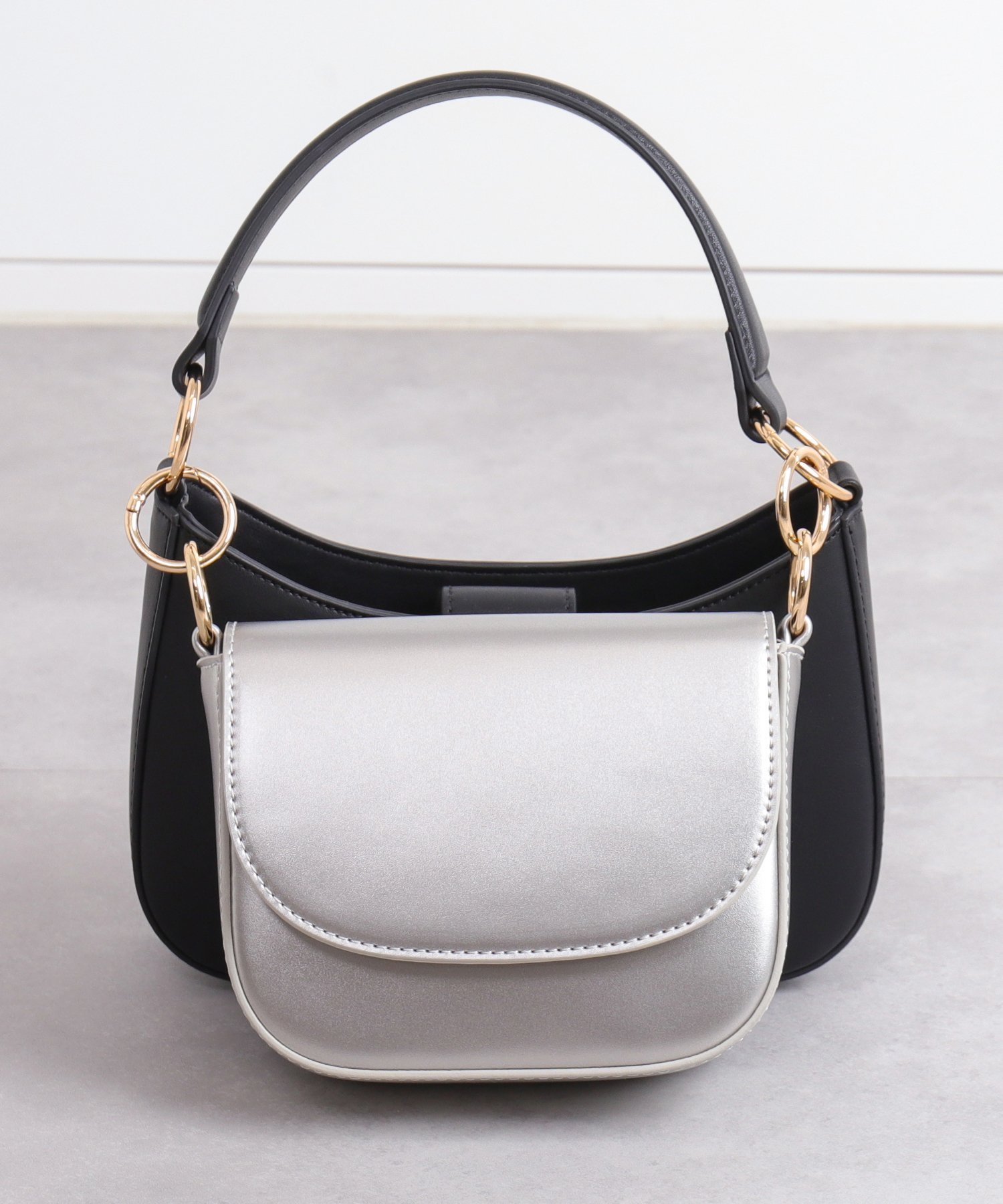 【アルテミス バイ ダイアナ/artemis by DIANA】のマルチWAY ショルダーストラップ付属 ミニバッグ付きハンドバッグ 人気、トレンドファッション・服の通販 founy(ファニー) ファッション Fashion レディースファッション Fashion for Women バッグ Bags シンプル Simple, Minimal 財布 Wallet, Purse ハンカチ Handkerchief, Hanky ポケット Pocket, Pocket Detail マグネット Magnet, Magnetic Closure ラップ Wrap, Wrap Design 再入荷 Restock / Back in Stock エレガント 上品 Elegant other-1|ID: prp329100004829895 ipo3291000000035155491