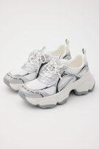 【スタッカート/STACCATO】のメルローボリュームナッツスニーカー 人気、トレンドファッション・服の通販 founy(ファニー) ファッション Fashion レディースファッション Fashion for Women インソール Shoe Insole スニーカー Sneakers, Trainers フェミニン Feminine, Girly ベーシック Basic, Essential メッシュ Mesh, Net Fabric 厚底 Platform Shoes 軽量 Lightweight, Ultra Light thumbnail WHT|ID: prp329100004829915 ipo3291000000035155695