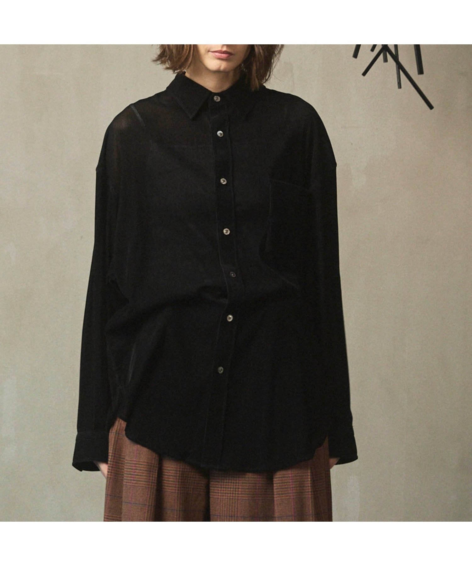 【メゾンスペシャル/MAISON SPECIAL】のPrime-Over Flocky Print Regular Collar Shirt Coat インテリア・キッズ・メンズ・レディースファッション・服の通販 founy(ファニー) ファッション Fashion レディースファッション Fashion for Women アウター Coat / Outerwear Collection コート・ロングコート・ピーコート Long Coats, Peacoats & More トップス・カットソー Cut & Sew Tops シャツ・ブラウス・オフィスカジュアル Elegant Blouses & Button-Ups アウトドア Outdoor Clothing ヴィンテージ Vintage Style コーデュロイ Corduroy, Cord Fabric ショルダー Shoulder, Shoulder Strap シンプル Simple, Minimal ストライプ Stripe, Striped Pattern チュール Tulip, Tulip Motif ドロップ Drop Shoulder, Dropped Style パターン Pattern, Design Print ミリタリー Military, Army Style ワーク Workwear, Utility Style BLK|ID: prp329100004829927 ipo3291000000035155797