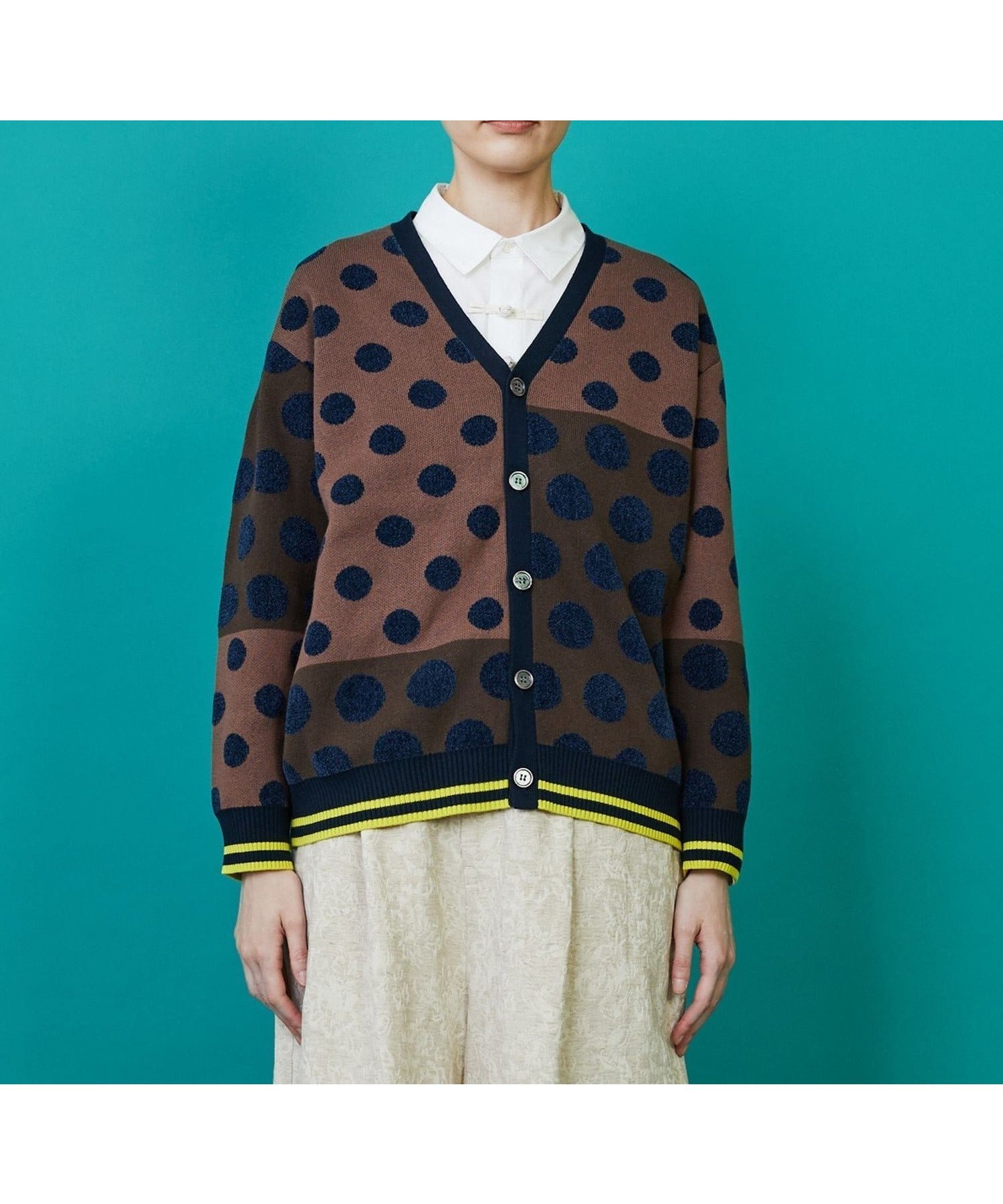 【フラボア/FRAPBOIS】のドッツーニット プルオーバー インテリア・キッズ・メンズ・レディースファッション・服の通販 founy(ファニー) ファッション Fashion レディースファッション Fashion for Women トップス・カットソー Cut & Sew Tops ニット Knit Tops & Sweaters カジュアルプルオーバー・ニットトップス Pullovers & Knit Tops / Casual Pullovers コンパクト Compact, Small Size ドット Polka Dot, Dot Pattern 無地 Plain, Solid Color ブラウン系その他|ID: prp329100004829950 ipo3291000000035156086