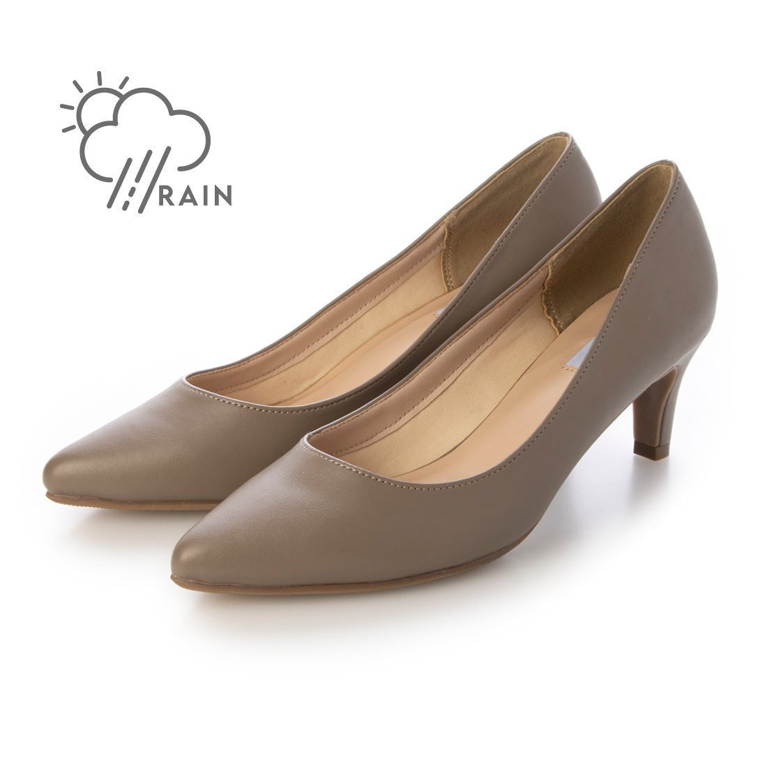 【イーボル/EVOL】のポインテッドパンプス インテリア・キッズ・メンズ・レディースファッション・服の通販 founy(ファニー) 　ファッション　Fashion　レディースファッション　Fashion for Women　クッション　Cushion, Throw Pillow　シューズ　Shoes, Footwear　シンプル　Simple, Minimal　ストッキング　Stockings, Sheer Tights　ハイヒール　High Heels, Heeled Shoes　フォーマル　Formal, Dressy　プレーン　Plain, Simple　ベーシック　Basic, Essential　レイン　Rain, Rainproof　入学式　Entrance Ceremony　卒業式　Graduation Ceremony　ビジネス 仕事 通勤　Business / Work / Commuting　結婚式　Wedding　TP|ID: prp329100004829953 ipo3291000000035156114